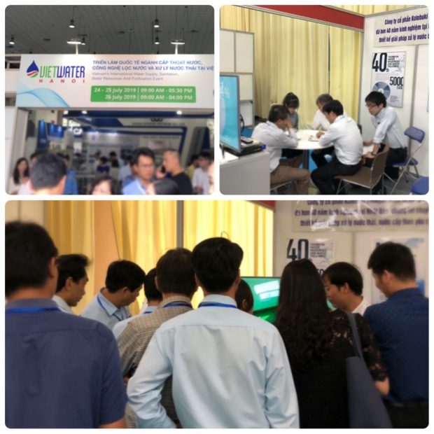 We have exhibited at "Vietwater Hanoi 2019" in Vietnam.